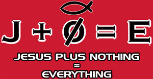 JESUS PLUS NOTHING (J + 0 = E) TEE